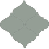 Mission Arabesque Malaga Sage 8"x8" Cement Tile - Avente Tile