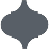 Mission Arabesque Malaga Steel 8"x8" Cement Tile - Avente Tile