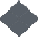 Mission Arabesque Malaga Steel 8"x8" Cement Tile - Avente Tile