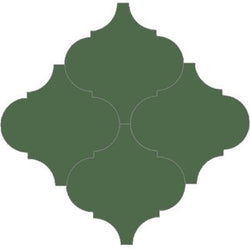 Mission Arabesque Malaga Verde Canada 8"x8" Cement Tile - Avente Tile