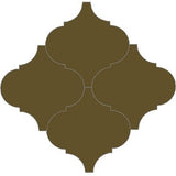 Mission Arabesque Malaga Verde Militar 8"x8" Cement Tile - Avente Tile