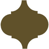 Mission Arabesque Malaga Verde Militar 8"x8" Cement Tile - Avente Tile
