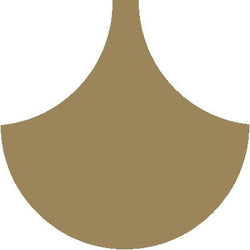 Mission Arabesque Mocha 8" Fish Scale Encaustic Cement Tile - Avente Tile