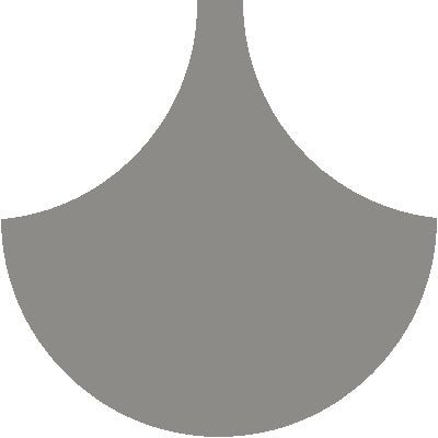 Mission Arabesque Natural Gray 8" Fish Scale Encaustic Cement Tile - Avente Tile