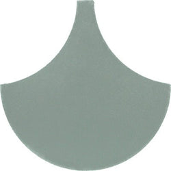 Mission Arabesque Sage 8" Fish Scale Encaustic Cement Tile - Avente Tile
