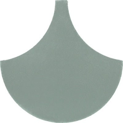 Mission Arabesque Sage 8" Fish Scale Encaustic Cement Tile - Avente Tile