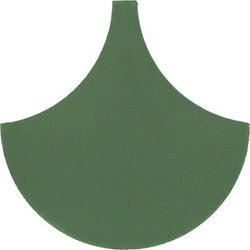 Mission Arabesque Verde Canada 8" Fish Scale Encaustic Cement Tile - Avente Tile