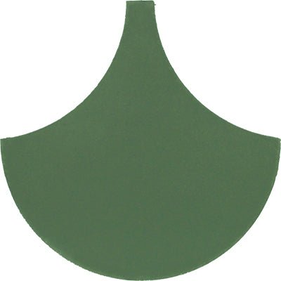 Mission Arabesque Verde Canada 8" Fish Scale Encaustic Cement Tile - Avente Tile