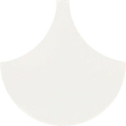 Mission Arabesque White 8" Fish Scale Encaustic Cement Tile - Avente Tile