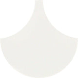 Mission Arabesque White 8" Fish Scale Encaustic Cement Tile - Avente Tile
