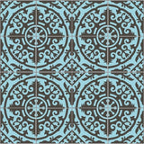 Mission Artemisa Caribbean Blue 8"x8" Encaustic Cement Tile - Avente Tile
