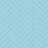Mission Azul Caribe 2"x8" Encaustic Cement Tile - Avente Tile