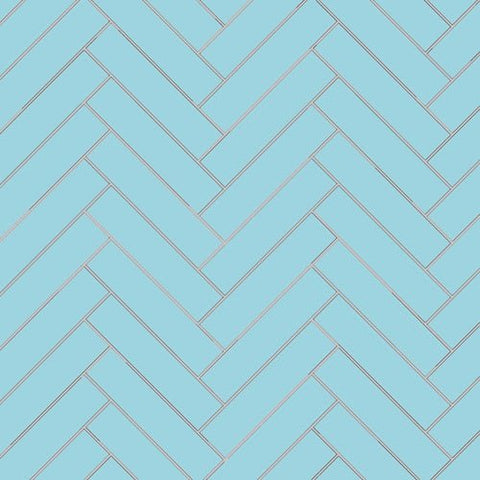 Mission Azul Caribe 2"x8" Encaustic Cement Tile - Avente Tile