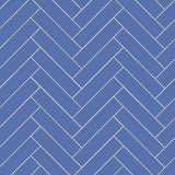 Mission Azul Rey 2"x8" Encaustic Cement Tile - Avente Tile