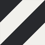 Mission Barberpole Classic 8"x8" Encaustic Cement Tile - Avente Tile