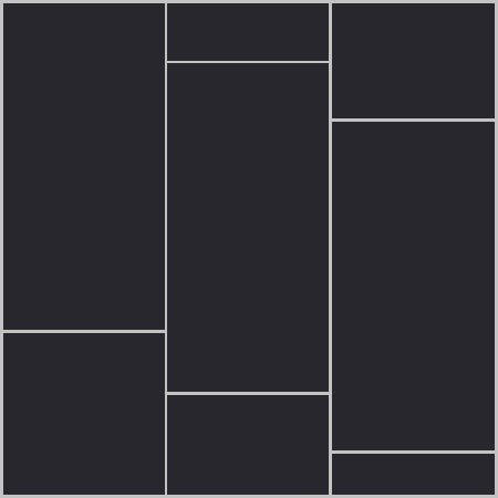 Mission Black 6"x12" Encaustic Cement Tile - Avente Tile