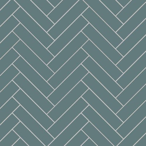 Mission Blue 2"x8" Encaustic Cement Tile - Avente Tile