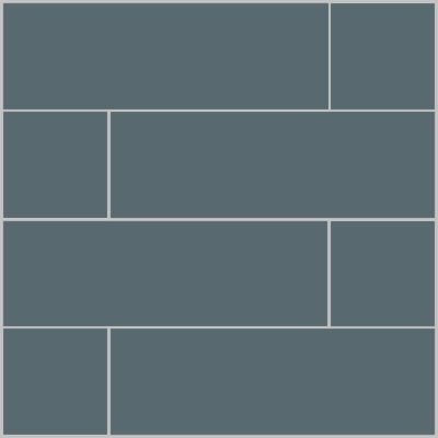 Mission Blue 4"x12" Encaustic Cement Tile - Avente Tile