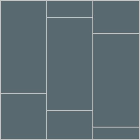 Mission Blue 6"x12" Encaustic Cement Tile - Avente Tile