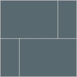 Mission Blue 8"x12" Encaustic Cement Tile - Avente Tile