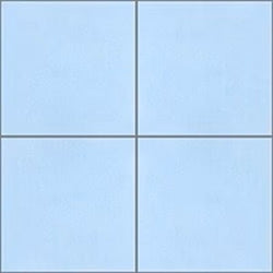 Mission Blue Clair 12"x12" Encaustic Cement Tile - Avente Tile