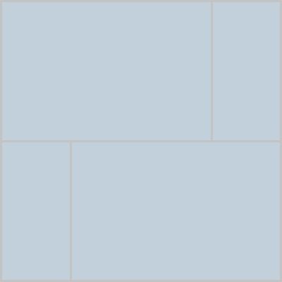 Mission Blue Clair 8"x12" Encaustic Cement Tile - Avente Tile