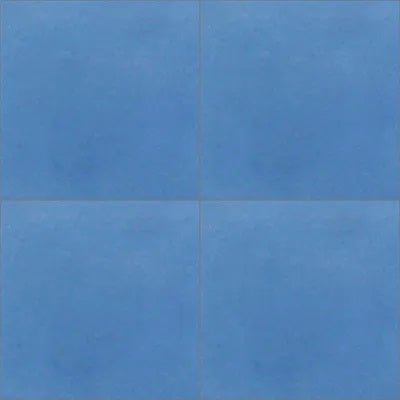 Mission Blue Fonce 10"x10" Encaustic Cement Tile - Avente Tile
