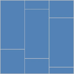Mission Blue Fonce 6"x12" Encaustic Cement Tile - Avente Tile