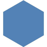 Mission Blue Fonce 8" Hexagon Encaustic Cement Tile - Avente Tile