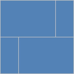 Mission Blue Fonce 8"x12" Encaustic Cement Tile - Avente Tile