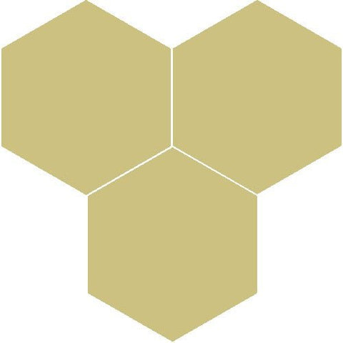 Mission Brun Chamois 8" Hexagon Encaustic Cement Tile - Avente Tile