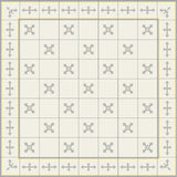 Mission Cadiz Border 8"x8" Encaustic Cement Tile - Avente Tile