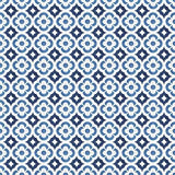 Mission Calista Blue 8"x8" Encaustic Cement Tile - Avente Tile