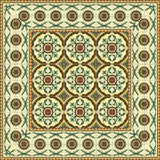 Mission Casita Sol Border 8"x8" Encaustic Cement Tile - Avente Tile