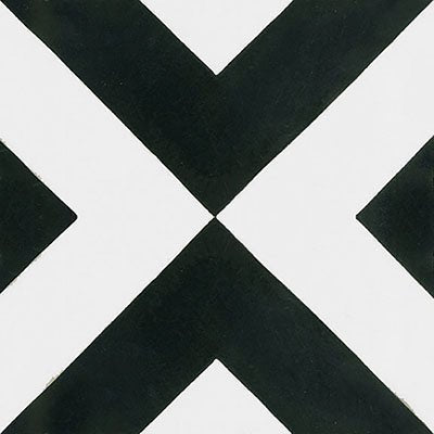 Mission Checkered Classic 8"x8" Encaustic Cement Tile - Avente Tile