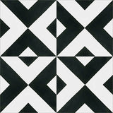 Mission Checkered Classic 8"x8" Encaustic Cement Tile - Avente Tile