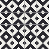 Mission Checkered Classic 8"x8" Encaustic Cement Tile - Avente Tile