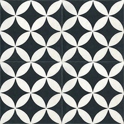 Mission Circles 1 8"x8" Encaustic Cement Tile - Avente Tile