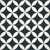 Mission Circles 1 8"x8" Encaustic Cement Tile - Avente Tile