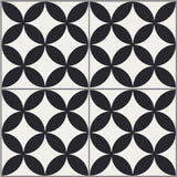 Mission Circles C 8"x8" Encaustic Cement Tile - Avente Tile