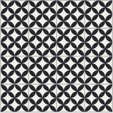 Mission Circles C 8"x8" Encaustic Cement Tile - Avente Tile
