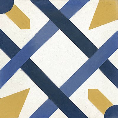 Mission Cordoba C 4"x4" Encaustic Cement Tile - Avente Tile