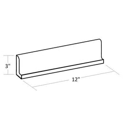 Mission Cove Base Trim 3"x12" Cement Tile - Avente Tile