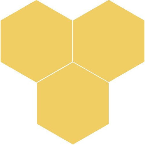 Mission Crema 8" Hexagon Encaustic Cement Tile - Avente Tile