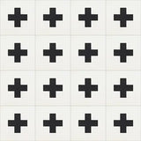 Mission Crux Quadrata Classic 8"x8" Encaustic Cement Tile - Avente Tile