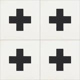 Mission Crux Quadrata Classic 8"x8" Encaustic Cement Tile - Avente Tile