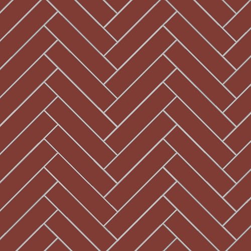 Mission D'Hanis Red 2"x8" Encaustic Cement Tile - Avente Tile