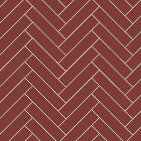 Mission D'Hanis Red 2"x8" Encaustic Cement Tile - Avente Tile