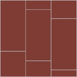 Mission D'Hanis Red 6"x12" Encaustic Cement Tile - Avente Tile