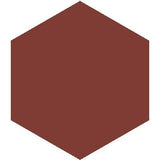 Mission D'Hanis Red 8" Hexagon Encaustic Cement Tile - Avente Tile